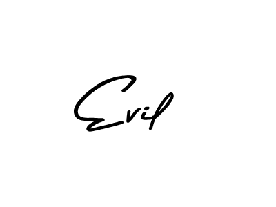 Make a beautiful signature design for name Evil. With this signature (Asem Kandis PERSONAL USE) style, you can create a handwritten signature for free. Evil signature style 9 images and pictures png