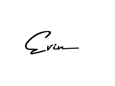 Design your own signature with our free online signature maker. With this signature software, you can create a handwritten (Asem Kandis PERSONAL USE) signature for name Evin. Evin signature style 9 images and pictures png
