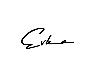This is the best signature style for the Evka name. Also you like these signature font (Asem Kandis PERSONAL USE). Mix name signature. Evka signature style 9 images and pictures png