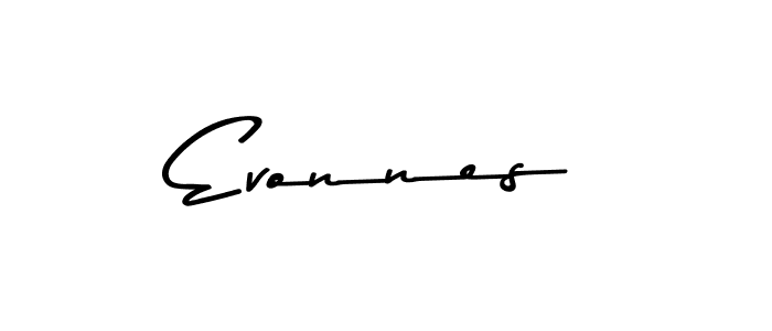 It looks lik you need a new signature style for name Evonnes. Design unique handwritten (Asem Kandis PERSONAL USE) signature with our free signature maker in just a few clicks. Evonnes signature style 9 images and pictures png