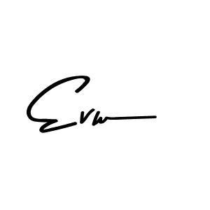 How to make Evw signature? Asem Kandis PERSONAL USE is a professional autograph style. Create handwritten signature for Evw name. Evw signature style 9 images and pictures png