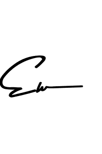 You should practise on your own different ways (Asem Kandis PERSONAL USE) to write your name (Ew) in signature. don't let someone else do it for you. Ew signature style 9 images and pictures png