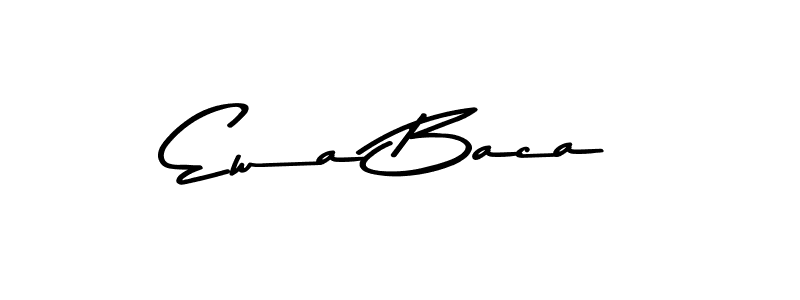 This is the best signature style for the Ewa Baca name. Also you like these signature font (Asem Kandis PERSONAL USE). Mix name signature. Ewa Baca signature style 9 images and pictures png