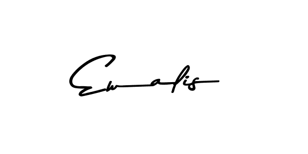 Similarly Asem Kandis PERSONAL USE is the best handwritten signature design. Signature creator online .You can use it as an online autograph creator for name Ewalis. Ewalis signature style 9 images and pictures png