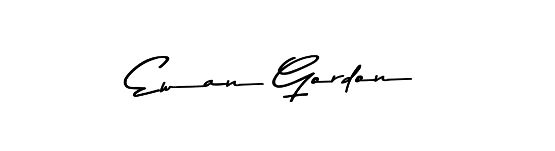 Ewan Gordon stylish signature style. Best Handwritten Sign (Asem Kandis PERSONAL USE) for my name. Handwritten Signature Collection Ideas for my name Ewan Gordon. Ewan Gordon signature style 9 images and pictures png