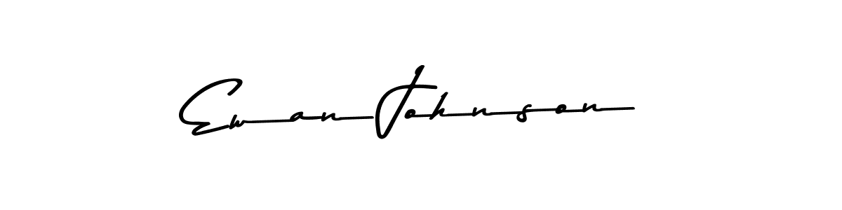 Create a beautiful signature design for name Ewan Johnson. With this signature (Asem Kandis PERSONAL USE) fonts, you can make a handwritten signature for free. Ewan Johnson signature style 9 images and pictures png