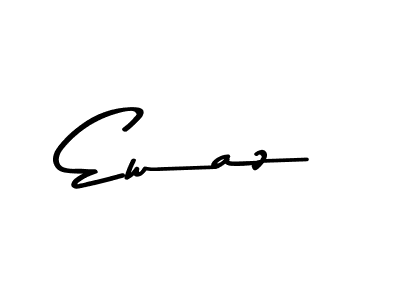 The best way (Asem Kandis PERSONAL USE) to make a short signature is to pick only two or three words in your name. The name Ewaz include a total of six letters. For converting this name. Ewaz signature style 9 images and pictures png