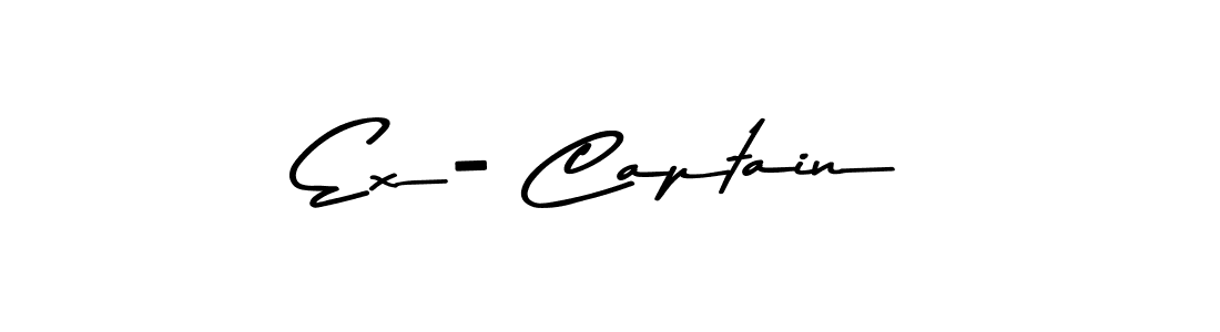 Once you've used our free online signature maker to create your best signature Asem Kandis PERSONAL USE style, it's time to enjoy all of the benefits that Ex- Captain name signing documents. Ex- Captain signature style 9 images and pictures png
