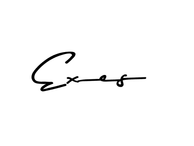 How to make Exes name signature. Use Asem Kandis PERSONAL USE style for creating short signs online. This is the latest handwritten sign. Exes signature style 9 images and pictures png