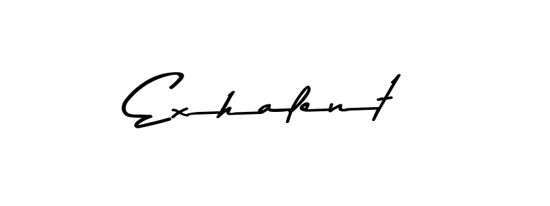 You should practise on your own different ways (Asem Kandis PERSONAL USE) to write your name (Exhalent) in signature. don't let someone else do it for you. Exhalent signature style 9 images and pictures png
