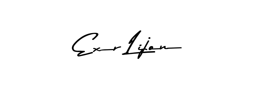 This is the best signature style for the Exr Lijon name. Also you like these signature font (Asem Kandis PERSONAL USE). Mix name signature. Exr Lijon signature style 9 images and pictures png