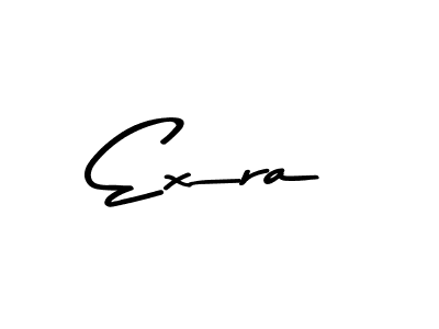 Create a beautiful signature design for name Exra. With this signature (Asem Kandis PERSONAL USE) fonts, you can make a handwritten signature for free. Exra signature style 9 images and pictures png