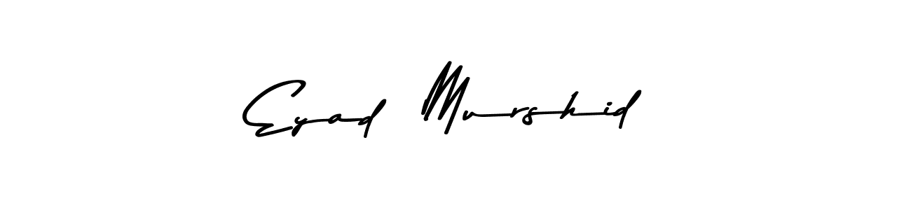 How to make Eyad  Murshid name signature. Use Asem Kandis PERSONAL USE style for creating short signs online. This is the latest handwritten sign. Eyad  Murshid signature style 9 images and pictures png
