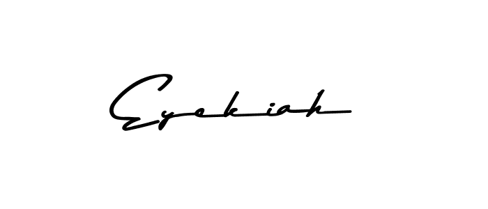 Use a signature maker to create a handwritten signature online. With this signature software, you can design (Asem Kandis PERSONAL USE) your own signature for name Eyekiah. Eyekiah signature style 9 images and pictures png