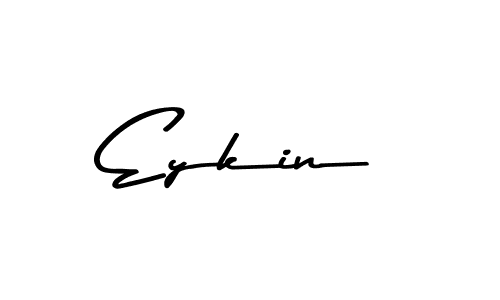 Design your own signature with our free online signature maker. With this signature software, you can create a handwritten (Asem Kandis PERSONAL USE) signature for name Eykin. Eykin signature style 9 images and pictures png