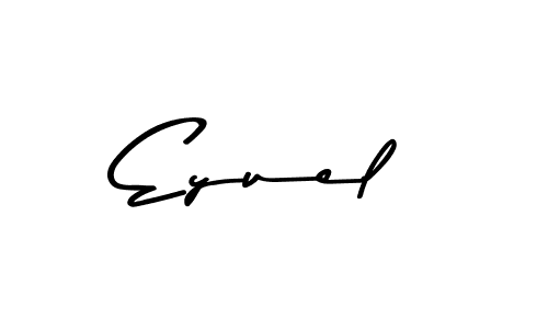 This is the best signature style for the Eyuel name. Also you like these signature font (Asem Kandis PERSONAL USE). Mix name signature. Eyuel signature style 9 images and pictures png