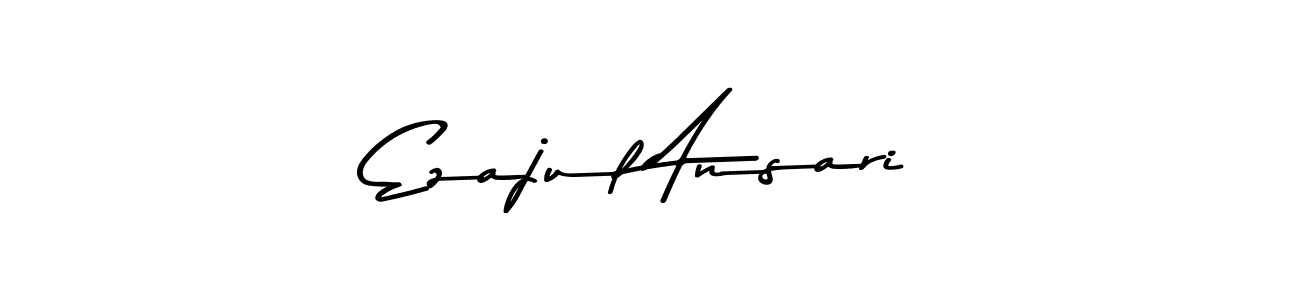 Design your own signature with our free online signature maker. With this signature software, you can create a handwritten (Asem Kandis PERSONAL USE) signature for name Ezajul Ansari. Ezajul Ansari signature style 9 images and pictures png
