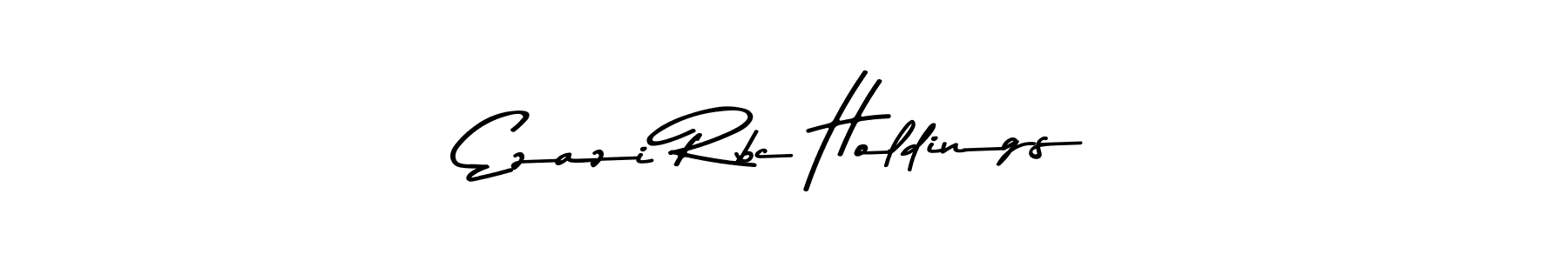 Make a beautiful signature design for name Ezazi Rbc Holdings. Use this online signature maker to create a handwritten signature for free. Ezazi Rbc Holdings signature style 9 images and pictures png