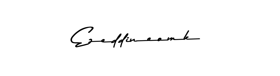 Design your own signature with our free online signature maker. With this signature software, you can create a handwritten (Asem Kandis PERSONAL USE) signature for name Ezeddineomk. Ezeddineomk signature style 9 images and pictures png