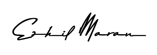 Elevate your brand with a stunning Ezhil Maran eSignature. The Asem Kandis PERSONAL USE style provides a balanced, flowing aesthetic for everyday signing. Ezhil Maran signature style 9 images and pictures png