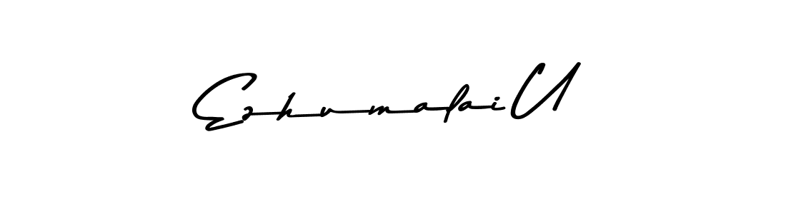 Make a beautiful signature design for name Ezhumalai U. Use this online signature maker to create a handwritten signature for free. Ezhumalai U signature style 9 images and pictures png