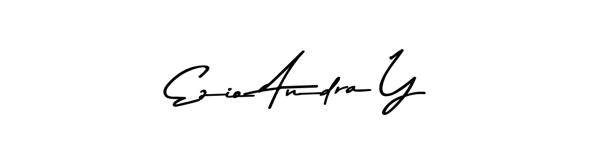 Asem Kandis PERSONAL USE is a professional signature style that is perfect for those who want to add a touch of class to their signature. It is also a great choice for those who want to make their signature more unique. Get Ezio Andra Y name to fancy signature for free. Ezio Andra Y signature style 9 images and pictures png