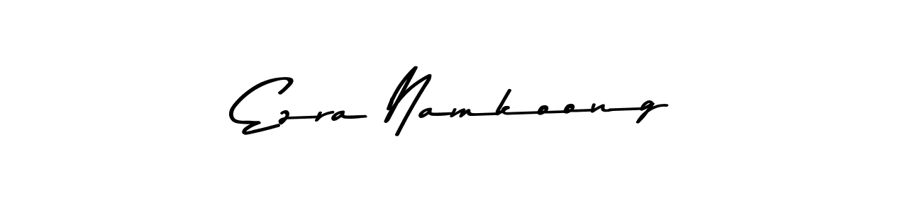 How to make Ezra Namkoong signature? Asem Kandis PERSONAL USE is a professional autograph style. Create handwritten signature for Ezra Namkoong name. Ezra Namkoong signature style 9 images and pictures png