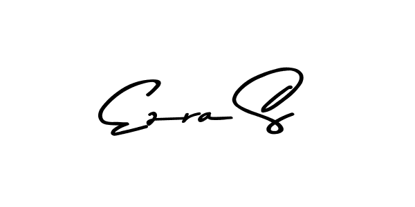 Ezra S stylish signature style. Best Handwritten Sign (Asem Kandis PERSONAL USE) for my name. Handwritten Signature Collection Ideas for my name Ezra S. Ezra S signature style 9 images and pictures png