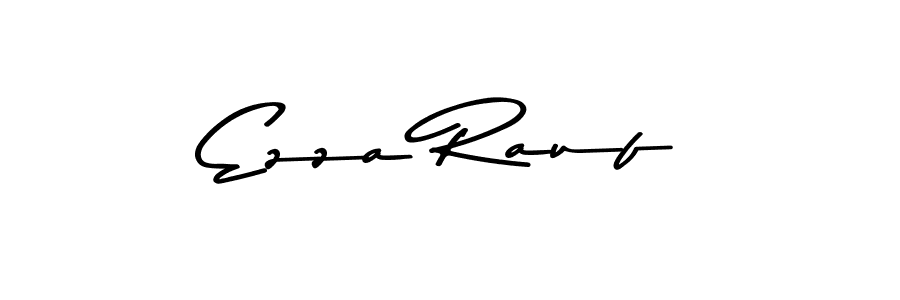 The best way (Asem Kandis PERSONAL USE) to make a short signature is to pick only two or three words in your name. The name Ezza Rauf include a total of six letters. For converting this name. Ezza Rauf signature style 9 images and pictures png