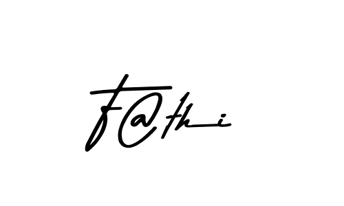 Design your own signature with our free online signature maker. With this signature software, you can create a handwritten (Asem Kandis PERSONAL USE) signature for name F@thi. F@thi signature style 9 images and pictures png