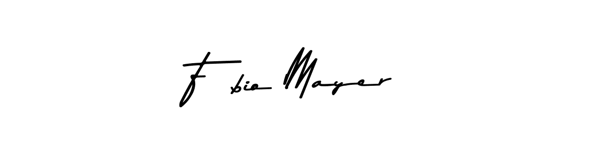 Design your own signature with our free online signature maker. With this signature software, you can create a handwritten (Asem Kandis PERSONAL USE) signature for name Fábio Mayer. Fábio Mayer signature style 9 images and pictures png