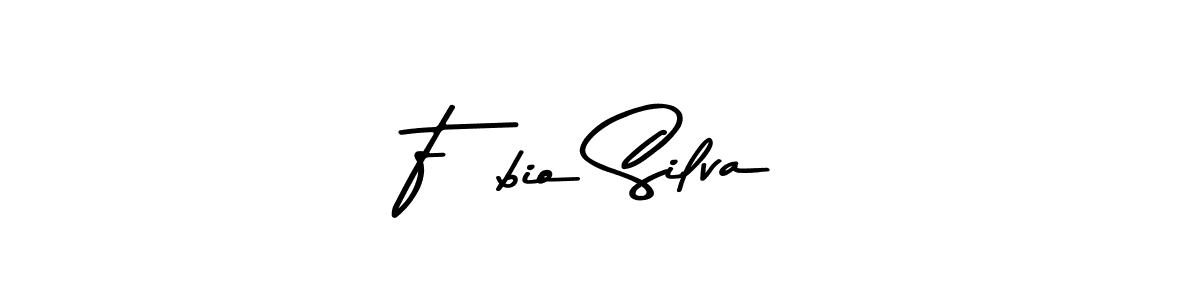 Design your own signature with our free online signature maker. With this signature software, you can create a handwritten (Asem Kandis PERSONAL USE) signature for name Fábio Silva. Fábio Silva signature style 9 images and pictures png