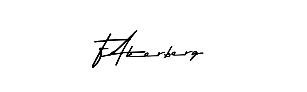The best way (Asem Kandis PERSONAL USE) to make a short signature is to pick only two or three words in your name. The name F Akerberg include a total of six letters. For converting this name. F Akerberg signature style 9 images and pictures png