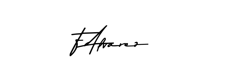 This is the best signature style for the F Alvarez name. Also you like these signature font (Asem Kandis PERSONAL USE). Mix name signature. F Alvarez signature style 9 images and pictures png