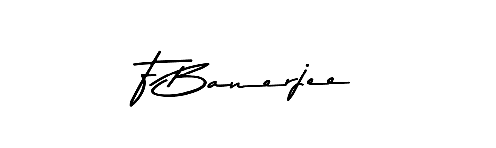 Similarly Asem Kandis PERSONAL USE is the best handwritten signature design. Signature creator online .You can use it as an online autograph creator for name F Banerjee. F Banerjee signature style 9 images and pictures png