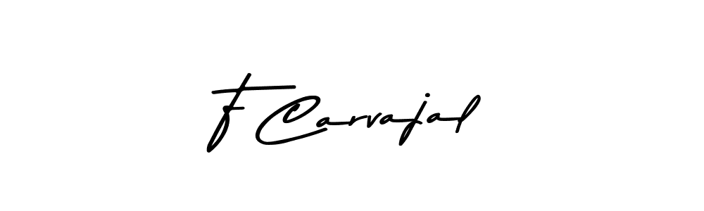 Design your own signature with our free online signature maker. With this signature software, you can create a handwritten (Asem Kandis PERSONAL USE) signature for name F Carvajal. F Carvajal signature style 9 images and pictures png