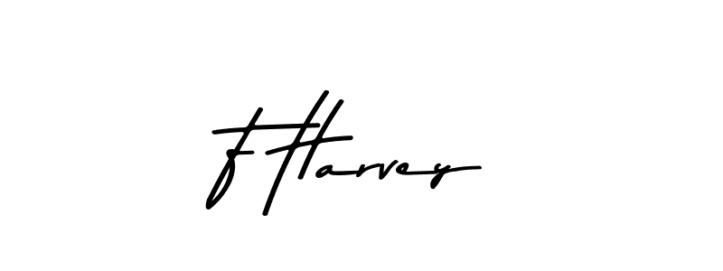 Also we have F Harvey name is the best signature style. Create professional handwritten signature collection using Asem Kandis PERSONAL USE autograph style. F Harvey signature style 9 images and pictures png