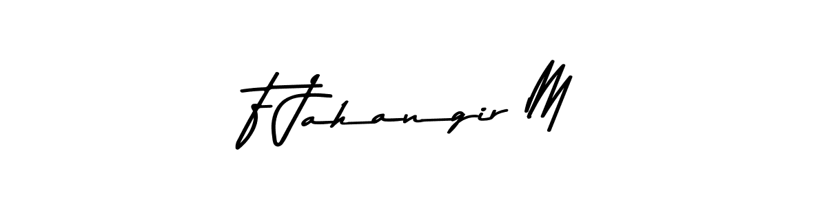 How to make F Jahangir M signature? Asem Kandis PERSONAL USE is a professional autograph style. Create handwritten signature for F Jahangir M name. F Jahangir M signature style 9 images and pictures png