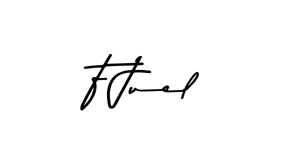 Design your own signature with our free online signature maker. With this signature software, you can create a handwritten (Asem Kandis PERSONAL USE) signature for name F Juel. F Juel signature style 9 images and pictures png