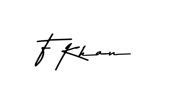 Also we have F Khan name is the best signature style. Create professional handwritten signature collection using Asem Kandis PERSONAL USE autograph style. F Khan signature style 9 images and pictures png