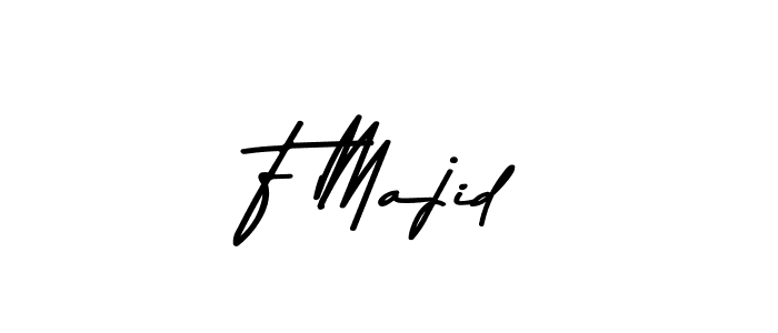 Also we have F Majid name is the best signature style. Create professional handwritten signature collection using Asem Kandis PERSONAL USE autograph style. F Majid signature style 9 images and pictures png