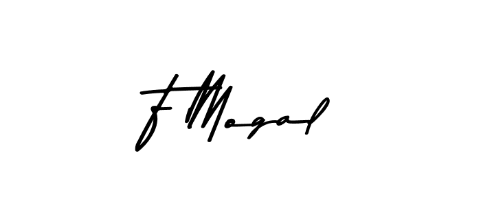 Use a signature maker to create a handwritten signature online. With this signature software, you can design (Asem Kandis PERSONAL USE) your own signature for name F Mogal. F Mogal signature style 9 images and pictures png