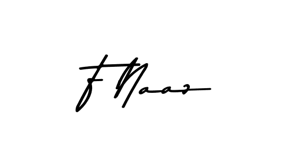 You should practise on your own different ways (Asem Kandis PERSONAL USE) to write your name (F Naaz) in signature. don't let someone else do it for you. F Naaz signature style 9 images and pictures png