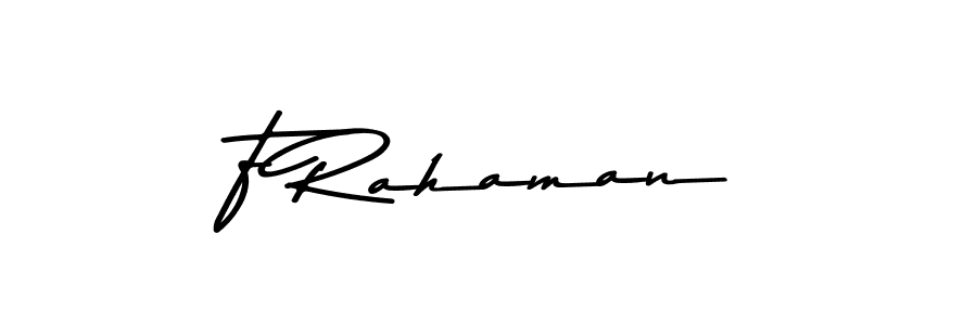 Also You can easily find your signature by using the search form. We will create F Rahaman name handwritten signature images for you free of cost using Asem Kandis PERSONAL USE sign style. F Rahaman signature style 9 images and pictures png