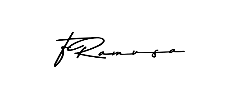 Asem Kandis PERSONAL USE is a professional signature style that is perfect for those who want to add a touch of class to their signature. It is also a great choice for those who want to make their signature more unique. Get F Ramusa name to fancy signature for free. F Ramusa signature style 9 images and pictures png