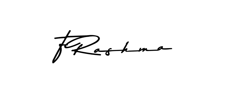 F Rashma stylish signature style. Best Handwritten Sign (Asem Kandis PERSONAL USE) for my name. Handwritten Signature Collection Ideas for my name F Rashma. F Rashma signature style 9 images and pictures png