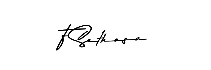 Once you've used our free online signature maker to create your best signature Asem Kandis PERSONAL USE style, it's time to enjoy all of the benefits that F Sethosa name signing documents. F Sethosa signature style 9 images and pictures png