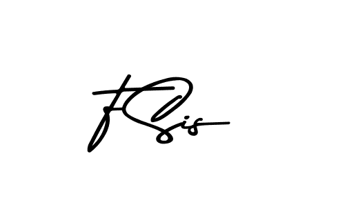 if you are searching for the best signature style for your name F Sis. so please give up your signature search. here we have designed multiple signature styles  using Asem Kandis PERSONAL USE. F Sis signature style 9 images and pictures png