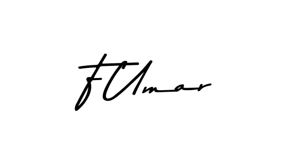 F Umar stylish signature style. Best Handwritten Sign (Asem Kandis PERSONAL USE) for my name. Handwritten Signature Collection Ideas for my name F Umar. F Umar signature style 9 images and pictures png