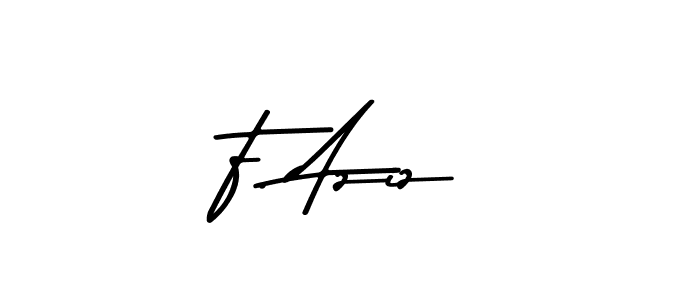 Create a beautiful signature design for name F. Aziz. With this signature (Asem Kandis PERSONAL USE) fonts, you can make a handwritten signature for free. F. Aziz signature style 9 images and pictures png